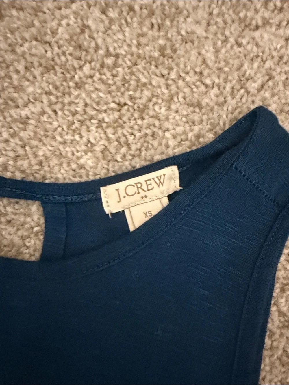 J. Crew sleeveless blue
